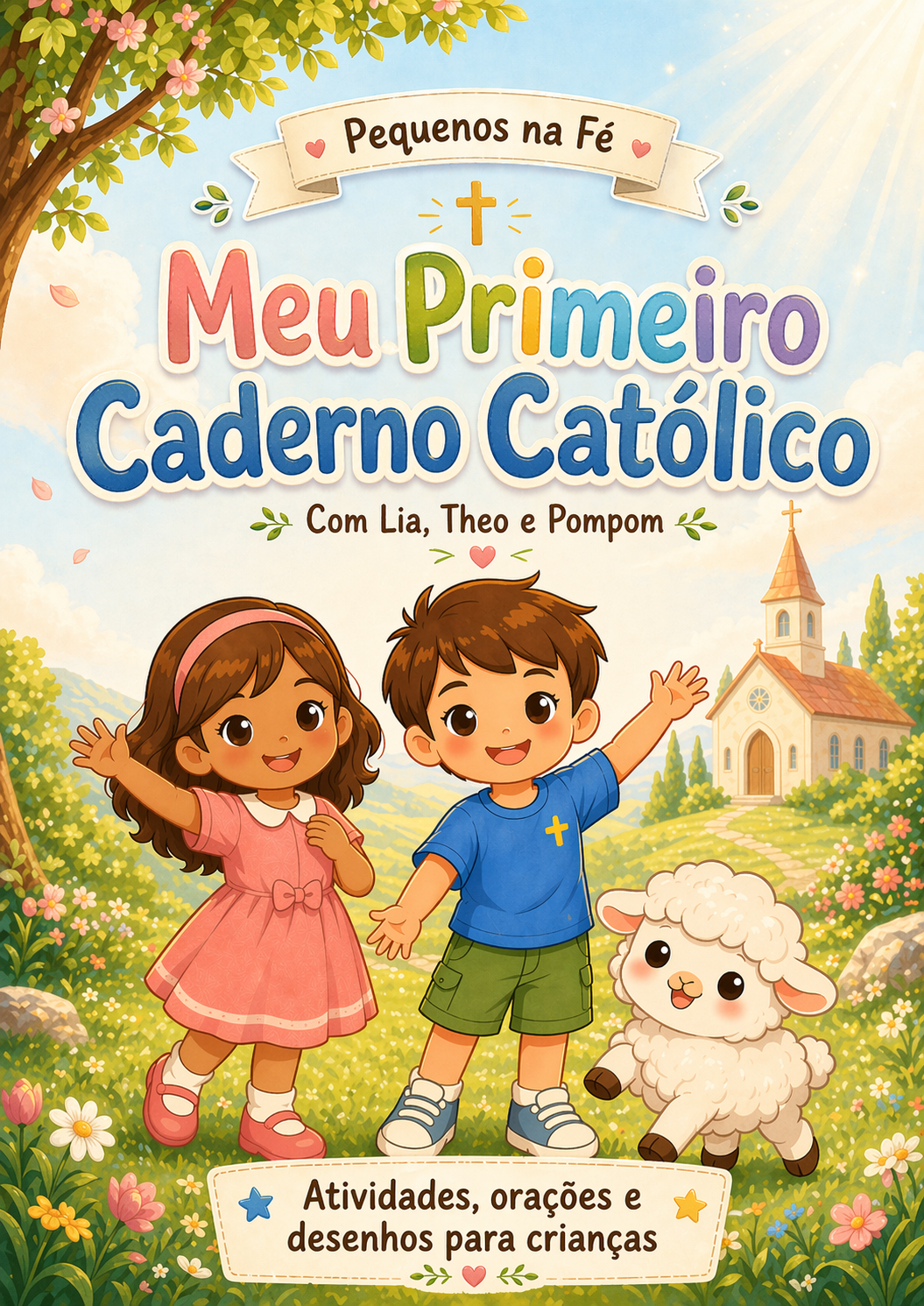 Caderno principal do Clube Pequenos na Fé