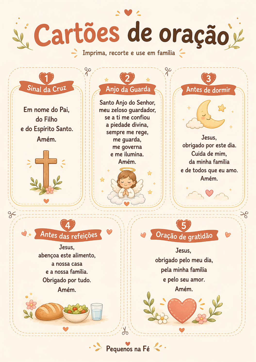 Cartões de oração